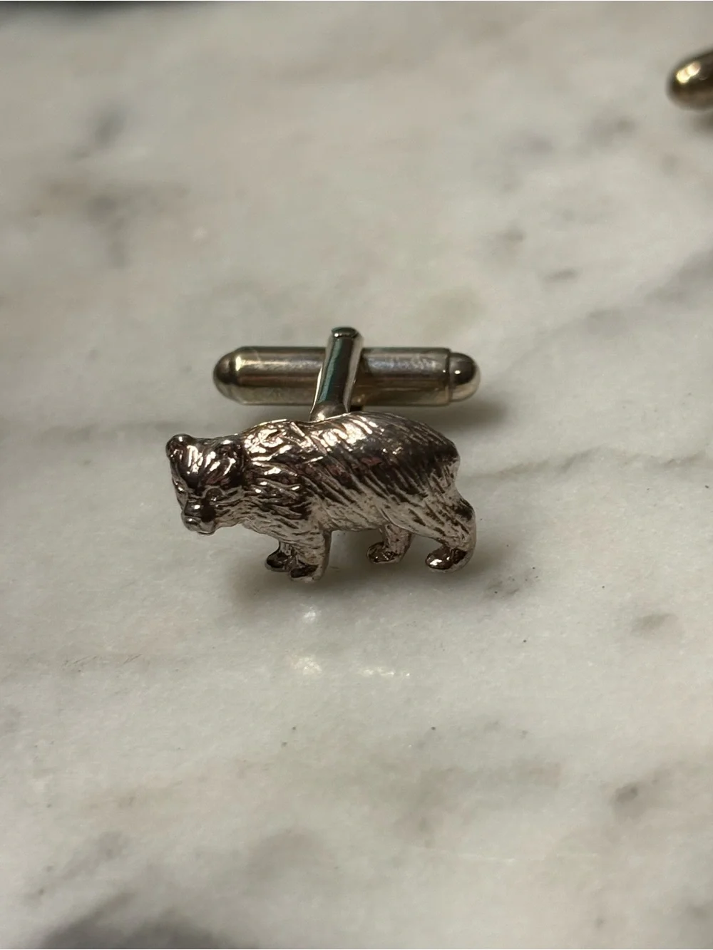 Tiffany & Co. .925 Silver Bulls and Bears Cufflinks with Box and all
